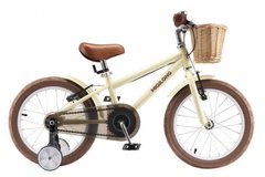 Детский двухколёсный велосипед для девочки Miqilong 16 дюймов,Beige