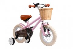 Дитячий двоколесний велосипед для дівчинки Miqilong 12 дюймів, beige