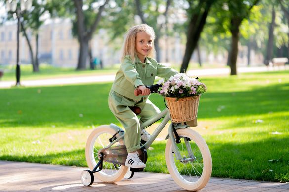 Детский двухколёсный велосипед для девочки Miqilong 16 дюймов,Pink