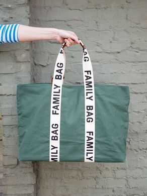 Childhome Family Bag сумка для мамы Signature Green