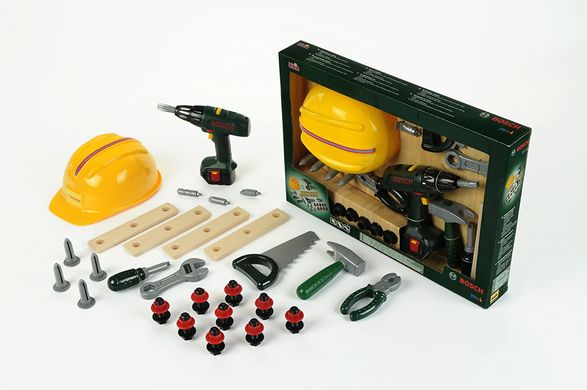 Klein Набор инструментов Bosch Toy с принадлежностями 8418