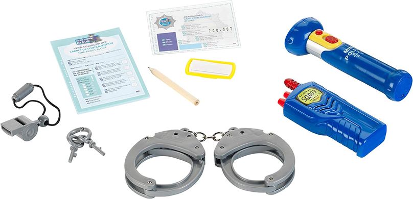 Детский игровой набор полицейского в чемодане Klein