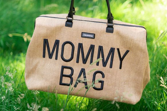 Childhome Сумка для мамы Mommy bag Raffia Look