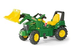Педальний трактор Rolly toys John Deere 710126 з надувними колесами