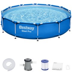 Bestway каркасний круглий басейн 366cm x 76cm 8w1 56681