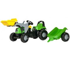 Трактор с ковшом и прицепом Rolly Toys 23196