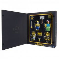 Ігрова колекційна фігурка Jazwares Roblox Four Figure Pack Roblox Icons - 15th Anniversary Gold Collector’s Set