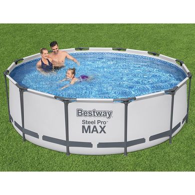 Каркасний круглий басейн Bestway Steel Pro MAX 366Х100 см. 56418