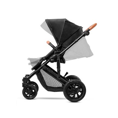 Универсальная коляска 2 в 1 Kinderkraft Prime Black + MommyBag (KKWPRIMBKMB200)