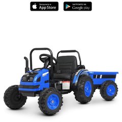 Электромобиль трактор Bambi M 4419EBLR-4 Blue