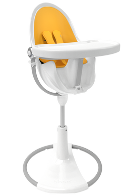 Bloom стульчик FRESCO chrome white Marigold yellow