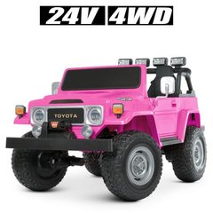 Электромобиль Bambi Jeep Toyota Land Cruiser Pink