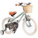 Детский двухколёсный велосипед для девочки Miqilong 12 дюймов, olive