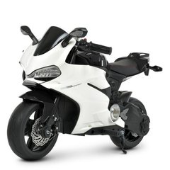 Электромобиль мотоцикл Bambi M 4262EL-1-2 White