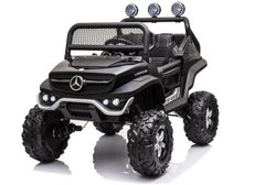 Электромобиль Lean Toys Buggy Mercedes Unimog S 4x4 Black Лакированный