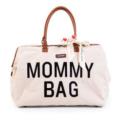 Childhome Сумка для мамы Mommy bag Teddy Bear White