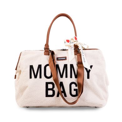 Childhome Сумка для мами Mommy bag Teddy Bear White