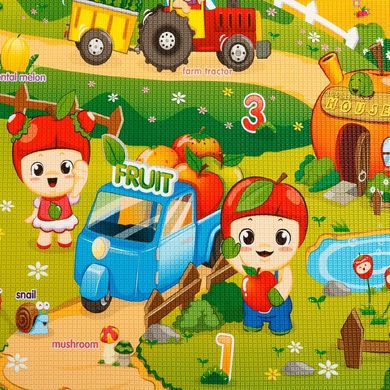Дитячий килимок Babycare "Fruit Farm" (1850х1250х12 мм)