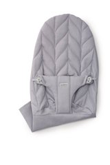 Сменный чехол на шезлонг Extra Seat For BabyBjorn bouncer quilt petail Light grey