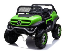 Электромобиль Lean toys Mercedes Unimog 4x4 Green