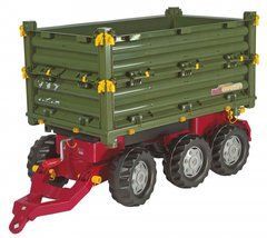 Прицеп на 6 колесах Rolly Toys rollyMulti Trailer зеленый