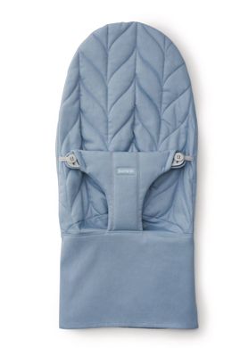 Сменный чехол на шезлонг Extra Seat For BabyBjorn bouncer quilt petail Light blue