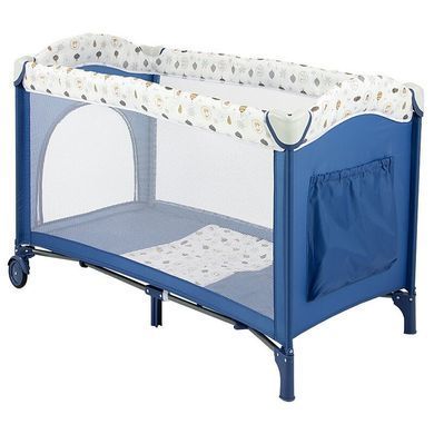 Манеж-кроватка Milly Mally Mirage Deluxe Blue White