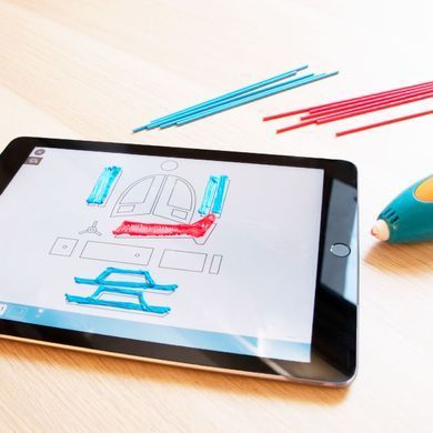 Набір для 3D-ручки 3Doodler Start - АНІМАЦІЯ (48 стрижнів, шаблон, аксес.)