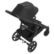 Прогулочная коляска для двойни Baby jogger City Select 2 tencel Lunar black