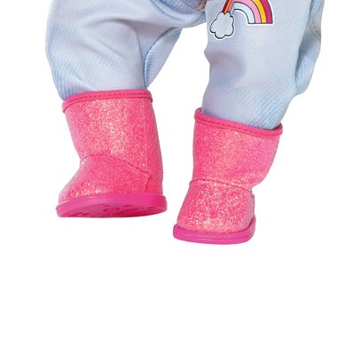 Обувь для куклы BABY BORN - РОЗОВЫЕ САПОЖКИ