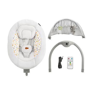 Кресло качалка Kinderkraft Lumi 2 Light Grey (KBLUMI02LGR0000)