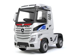 Електромобіль Lean Toys грузовик Mercedes Actros White