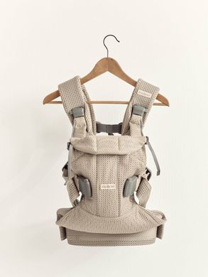 Рюкзак-кенгуру BabyBjorn Baby Carrier ONE - Air 3D Mesh Grey Beige