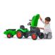 Детский трактор на педалях с прицепом Falk 2048AB