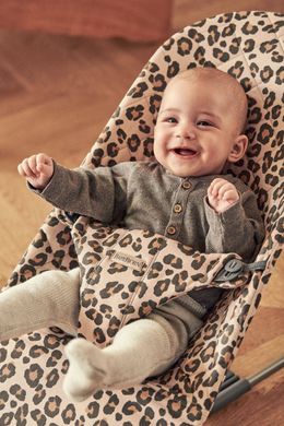 Детское Кресло-шезлонг BabyBjorn Balance Bliss Beige Leopard