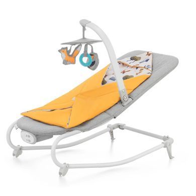 Шезлонг-качалка Kinderkraft Felio 2 Forest Yellow