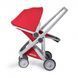 Прогулочная коляска Greentom Upp Reversible Grey Frame Red