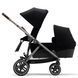 Коляска Cybex Gazelle S Duo Taupe Deep Black для погодок