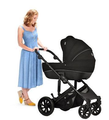 Универсальная коляска 2 в 1 Kinderkraft Prime Lite Black (KKWPRLIBLK2000)