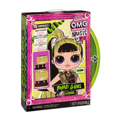 Ігровий набір з лялькою L.O.L. SURPRISE! серії "O.M.G. Remix Rock" - ЛЕДІ-РИТМ