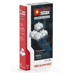 Кабель LIGHT STAX Expansion в комплекті з 4-ма LED елементами 2х2 Transparent LS-S11101