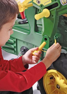 Дитячий педальний трактор Rolly Toys Farmtrac John Deere 710027