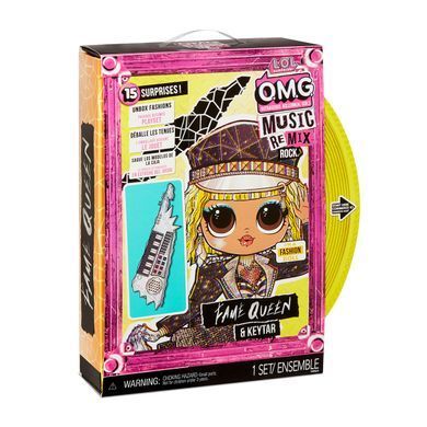 Игровой набор с куклой L.O.L. SURPRISE! серии "O.M.G. Remix Rock"&ndash;КОРОЛЕВА СЦЕНЫ