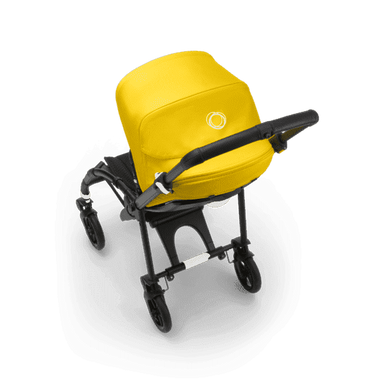Коляска BEE6 Black/Black/Lemon Yellow, колір чорний з жовтим на чорній рамі