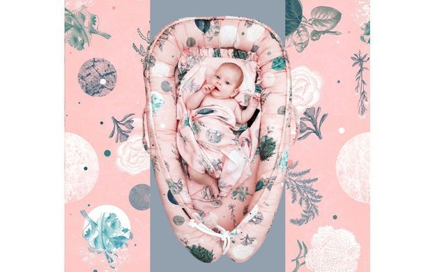 Кокон для новорожденных LULLALOVE Rose Garden