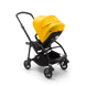 Коляска BEE6 Black/Black/Lemon Yellow, колір чорний з жовтим на чорній рамі