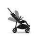 Коляска BEE6 Black/Black/Lemon Yellow, колір чорний з жовтим на чорній рамі