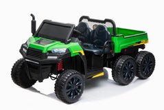 LEAN Toys Buggy A730-2 Black/Green 24V