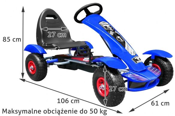 Ramiz Велокарт Gokart Racing XL Blue