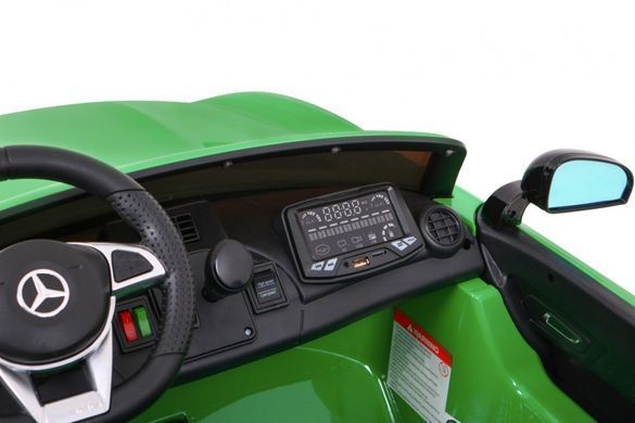 Электромобиль Ramiz Mercedes-Benz GT R 4x4 Green лакированный